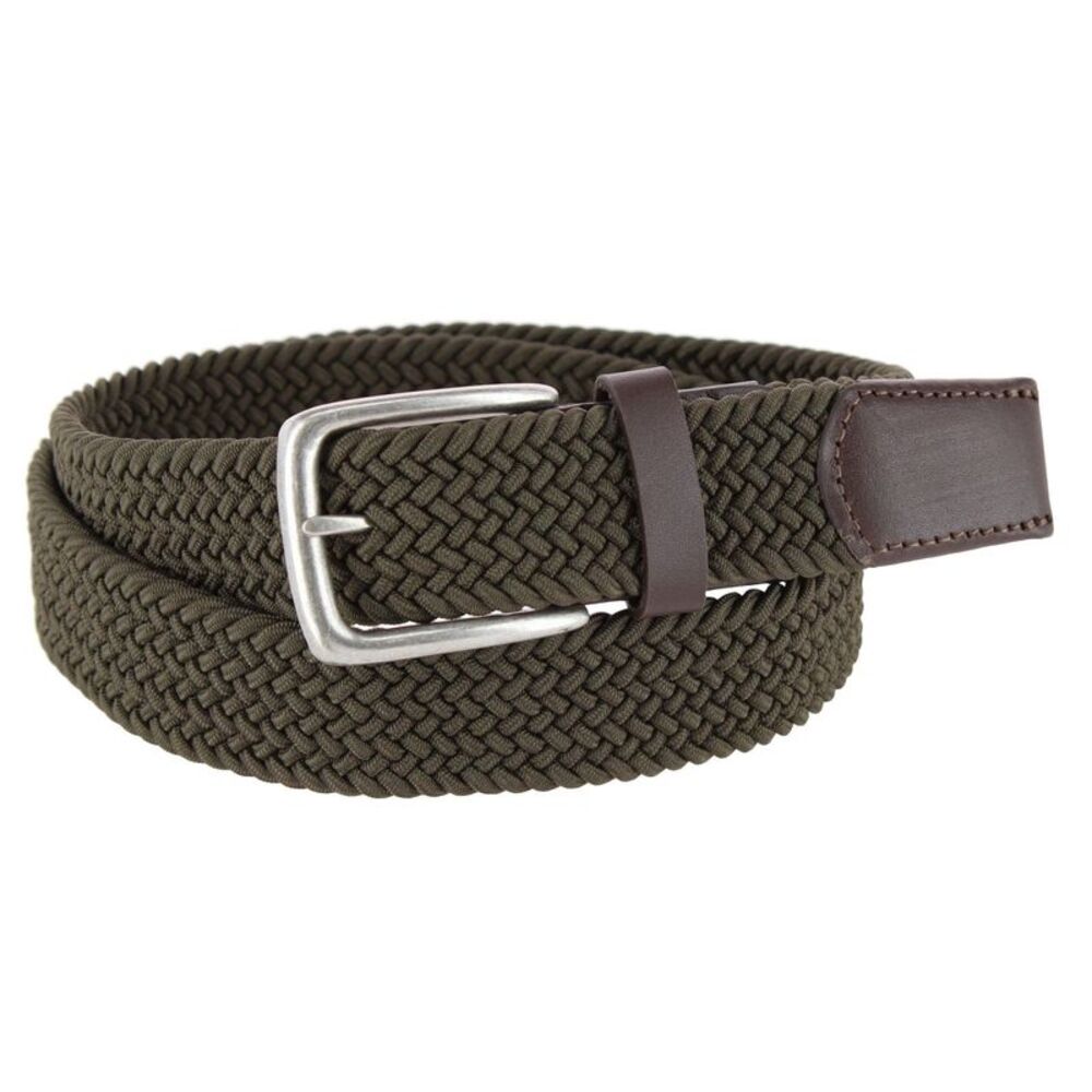 Timberland Men's 35mm Braided Stretch Casual Belt